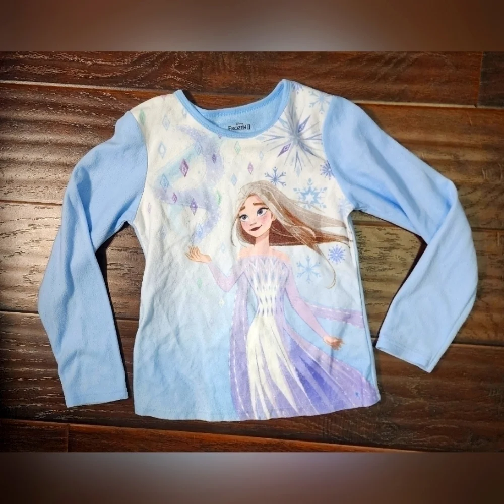 Girls Disney Frozen Fleece Long Sleeve Shirt